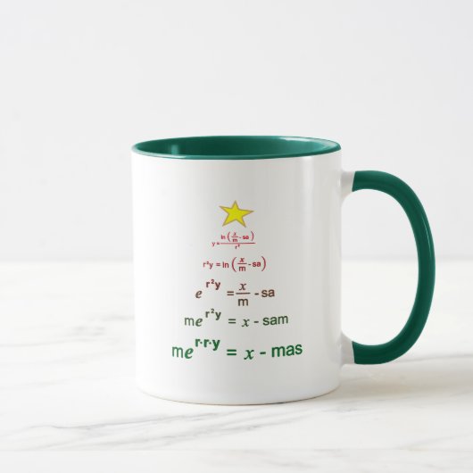 Mug Maths de Noël (Droite)