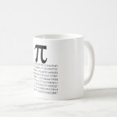 Mug maths de pi (Devant droit)