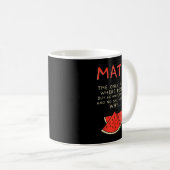 Mug Maths et pastèques Mathématiques Numéro de calcul (Devant droit)