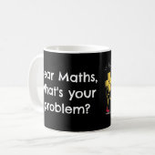 Mug Maths professeur mathématiques Statistiques étudia (Devant gauche)