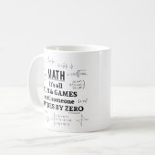 Mug Maths : Tout est amusant et amusant jusqu'à ce que (Devant gauche)