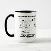 Mug Matière de vue de physiciens de Quantum très (Gauche)