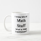 Mug matière mathématique (Gauche)