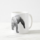 Mug Matin Avec Un Chien À Oreille (Devant droit)