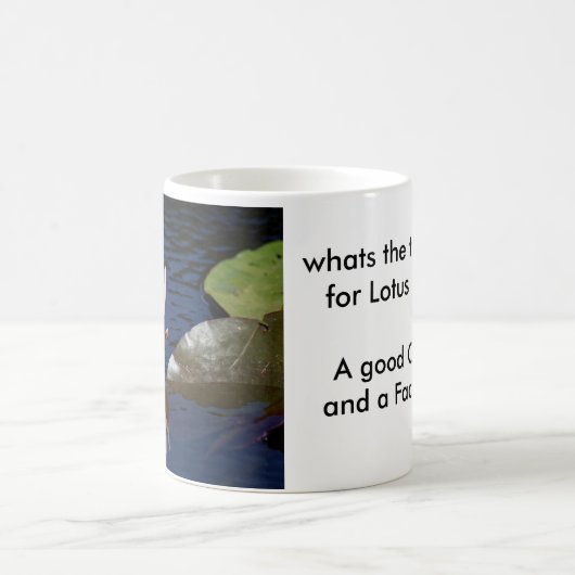 Mug Matin de Lotus Notes ou de café (Centre)