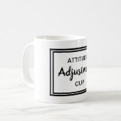 Mug Matin drôle de bureau de citation d'ajustement (Devant gauche)