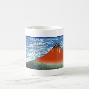 Mug Matin du sud rouge d'espace libre de vent de Fuji