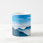 Mug Matin Montagnes Mist Paysage (Centre)
