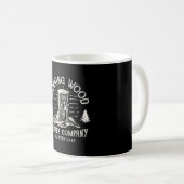 Mug Matin Wood T Lumber Company Camping Carpenter. (Devant droit)