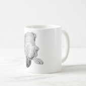 Mug matinal de la tasse pensive (Devant droit)