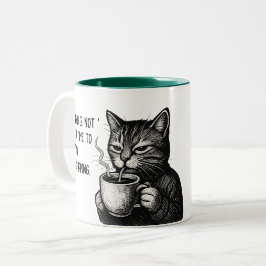 Mug Matins Purr-fect (Devant gauche)