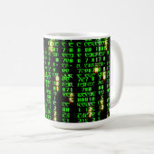 Mug Matrice de code (Devant droit)