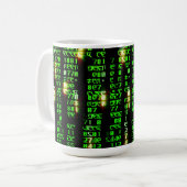 Mug Matrice de code (Devant gauche)