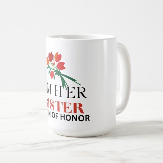 Mug Matron d'honneur (Devant droit)