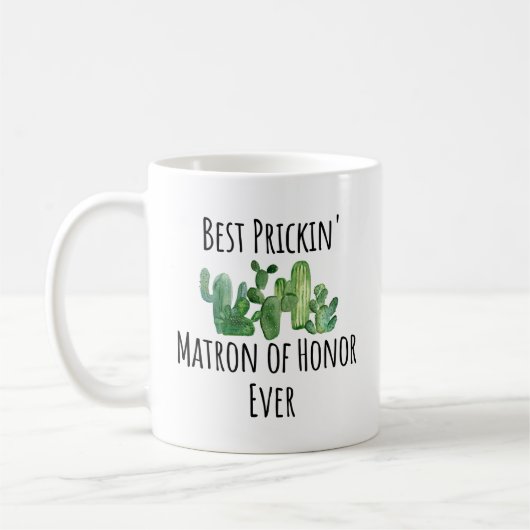 Mug Matron d'honneur mariée Mariage (Gauche)