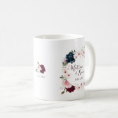 Mug Matron d'honneur Rouge et Rose de la Marine Aquare (Devant droit)