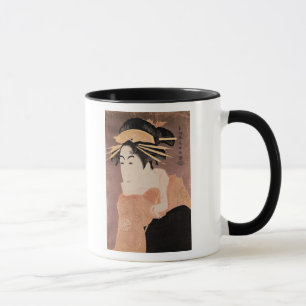 Mug Matsumoto Yonesaburo dans le rôle de la courtisan