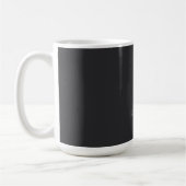 Mug Matte Black Professional Plain Moderne Nom élégant (Gauche)