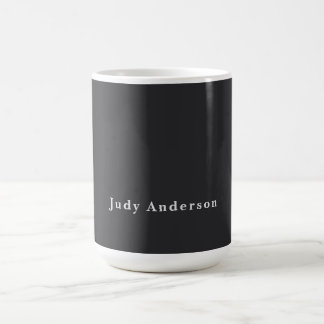 Mug Matte Black Professionnel Plain Moderne Élégant