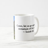 Mug Matterhorn Suisse Ecriture d'encouragement JW (Devant droit)
