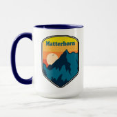 Mug Matterhorn Suisse Italie Sunrise (Gauche)