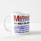 Mug Matteson, Illinois (Gauche)