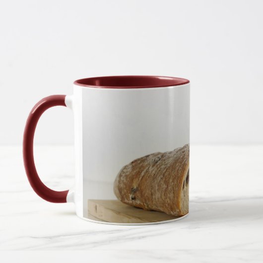Mug Matthew 4:4 On shall not live on bread alone (Gauche)