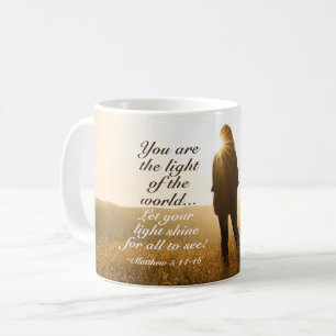 Mug Matthew 5 14-16 vous êtes la lumière du monde