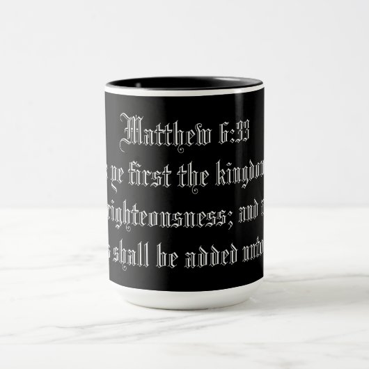 MUG MATTHEW 6:33 (Centre)