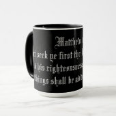 MUG MATTHEW 6:33 (Devant gauche)