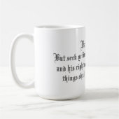 MUG MATTHEW 6:33 (Gauche)