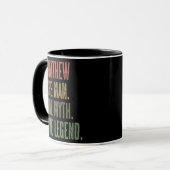 Mug MATTHEW the Man the Myth the LEGEND FUNNY Men (Devant gauche)
