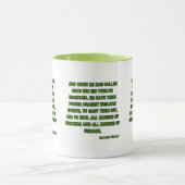 Mug Matthieu 10:1 KJV Bible Écriture Deux Tons (Centre)