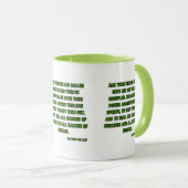 Mug Matthieu 10:1 KJV Bible Écriture Deux Tons (Devant droit)