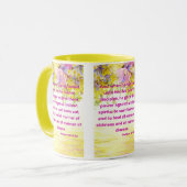 Mug Matthieu 10:1 KJV Bible Écriture Pic Deux Tons (Devant gauche)