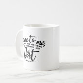 Mug Matthieu 11 Verse de la Bible (Devant gauche)