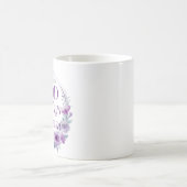 Mug Matthieu 19:26 Possible avec Dieu Floral Pourpre (Centre)