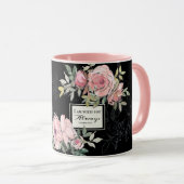 Mug Matthieu 28:20 Je Suis Avec Vous Toujours Fleurs R (Devant droit)