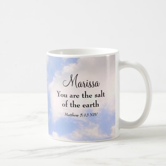 Mug Matthieu 5:13-14 Vous êtes le Ciel Lumière et Sel (Droite)