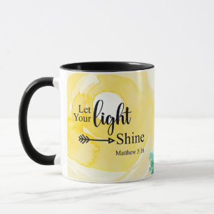 Mug Matthieu 5:16 Que votre lumière brille Bible Chris