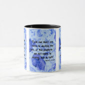 Mug Matthieu 5:17 KJV Bible Écriture Pic Deux Tons (Centre)