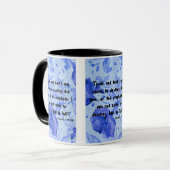 Mug Matthieu 5:17 KJV Bible Écriture Pic Deux Tons (Devant gauche)