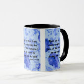 Mug Matthieu 5:17 KJV Bible Écriture Pic Deux Tons (Devant droit)