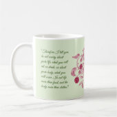 Mug Matthieu 6:25-27 "Ne vous inquiétez pas" (Gauche)