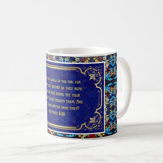 Mug Matthieu 6:26 - (Devant droit)