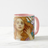 Mug Maud Adams comme Jeanne d'Arc, Mucha (Devant droit)