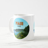 Mug Maui Hawaii Coast Hana Road Vintage (Devant gauche)