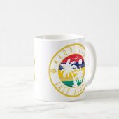 Mug Maurice Afrique de l'Est Rétro Sunset Souvenirs 60 (Devant droit)