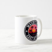 Mug Maurice Afrique de l'Est Rétro Sunset Souvenirs 60 (Devant droit)