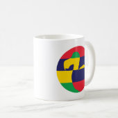 Mug Maurice Dodo Mauricien Drapeau animal national (Devant droit)